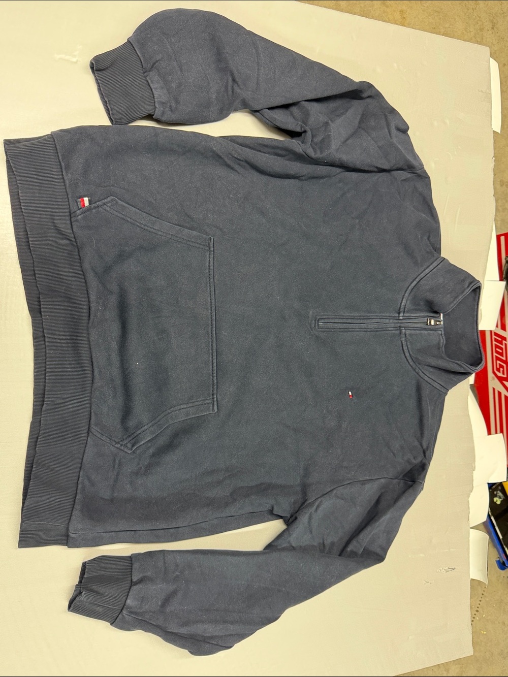 Tommy Hilfiger Men's Dark Navy Half-Zip Pullover